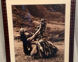 Offering to Pele Hawaiian Hula Dancer