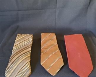 Vintage designer mens neckties