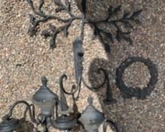 Wrought iron pieces