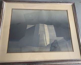 John Axton lithograph