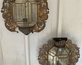 Pair of vintage lanterns