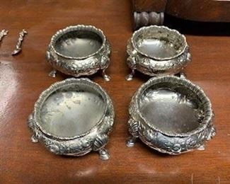 4 Sheffield plate master salts