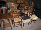 MISC CHAIRS,TABLES,OTTOMANS