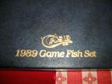 CASE XX KNIFE SET
1989 GAME FISH SET
WITH ALL PAPERWORK
