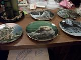 COLLECTOR PLATES WITH CERTIFICATES AND BOXES.