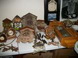 CUCKOO CLOCKS, WALL CLOCKS