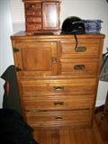 LARGE CHEST OF DRAWERS, NICE JEWELRY BOX.