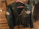Great Harley Davidson leather jacket with great patches