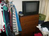 CHEST OF DRAWERS AND TV