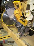 DEWALT DW718 CHOP SAW IN GARAGE # 1