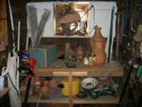 GARAGE FULL OF TOOLS AND MISC ITEMS IN GARAGE #2