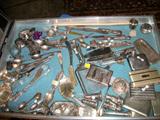Case full of great sterling and plated items