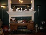 General view of fireplace end of LR