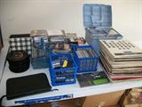Some of the many many many records, CD's, tapes