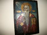 Interesting Wooden Icon of saint