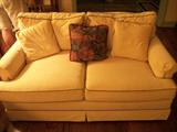 One of a pair of nice love seats