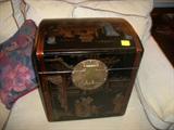 Large oriental wine case