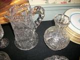 Close up of Cut Pitcher and Water Bottle...PITCHER SOLD