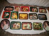 LARGE COCA COLA COLLECTION HUNDREDS OF ITEMS  OVER 80 COKE TRAYS