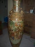 62" TALL TEMPLE FLOOR VASE