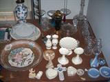 PLATES AND GLASSWARE