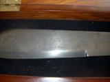 WELLS FARGO BOWIE KNIFE WITH DISPLAY CASE