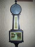 LARGE VINTAGE BANJO CLOCK