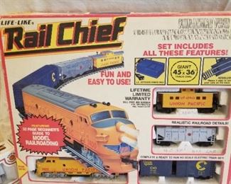 toy railroad set