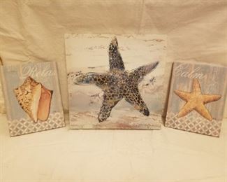 canvas starfish art