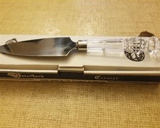 waterford crystal cake cutter