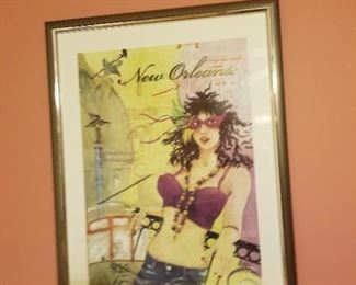 framed new orleans picture