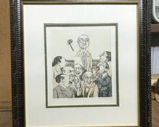 https://www.ebay.com/itm/124707856837	CF7010T CHARLES BRAGG "OBJECTION OVERRULED" 69/300 Etching with Handcoloring in 		Buy-It-Now	 $100.00 
