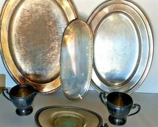 https://www.ebay.com/itm/114793059168	CC8030 LOT OF 7 METALEWARE SILVERPLATE DISHES INITIALED W.S.S. ON CUPS UShip or		Buy-It-Now	 $30.00 
