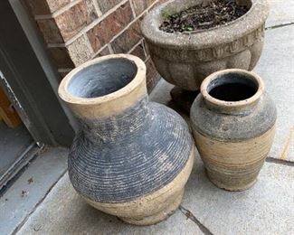outdoor pottery