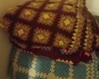 Hand crocheted blankets!!