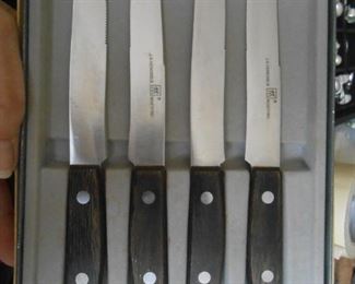 A set of Zwillings-J.A. Henckels Rostfrei knives