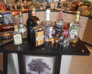 Various liquors 