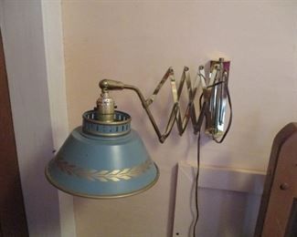 One of two wall sconces