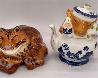 Cheshire Cat and Door Mouse Shaker Set
