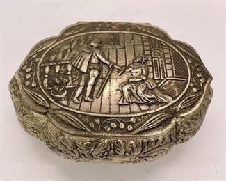 Silver Plate Trinket Box