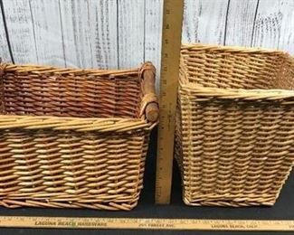 Wicker Storage Baskets