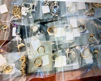 Gold and Silver Jewelry, More available than pictured