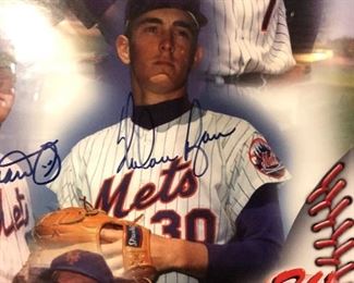1969 NY Mets World Series Champions Signed Litho with 25 players and 5 coaches  Authenticated