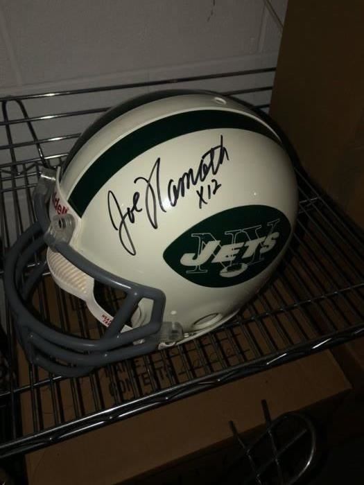 Joe Namath Signed Helmut