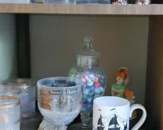 Collectible mugs and glassware