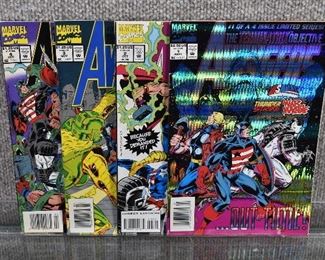 Avengers The Terminatrix Objective (1993) #'s 1-4 Marvel Comics Limited Series