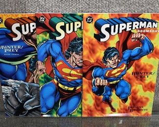 Superman Doomsday Hunter Prey (1994) #'s 1-3 DC Comics Trade Paperback Set