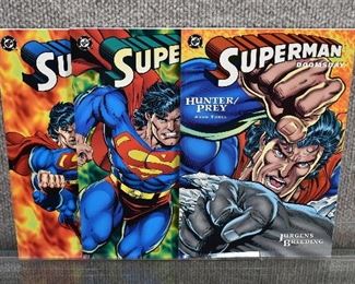 Superman Doomsday Hunter Prey (1994) #'s 1-3 DC Comics Trade Paperback Set