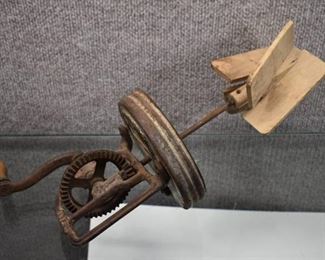 Vintage Hand Crank Churn | 15" Long