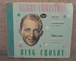 Vintage Bing Crosby "Merry Christmas" 10" Shellac Collection | 4 Records Total